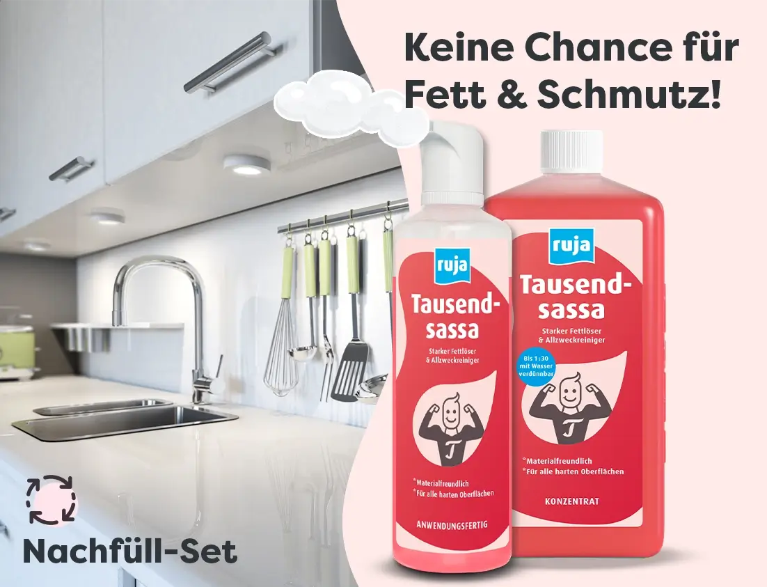 Tausendsassa | 250 ml Schaumflasche + 1 l Nachfüllflasche im Set